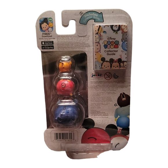 Disney kids figure Tsum Tsum 3 pack Series 3 Fred Mickey Tigger #64 - Picture 2 of 2